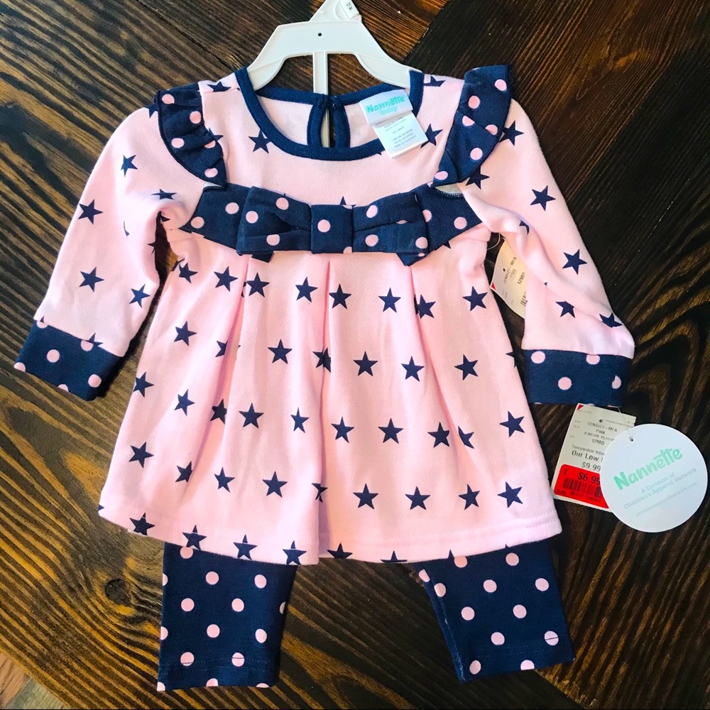Girls top/capri set